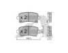 AISIN BPOP-2002 Brake Pad Set, disc brake